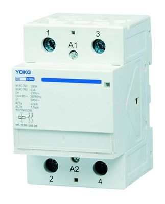 4KV Rated Impulse Withstand Voltage AC Contactor For Low Voltage Electrical Machinery