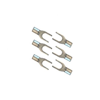 Tłoczony na zimno nieizolowany zacisk widełkowy TU Nagi mosiężny kabel w kształcie litery U