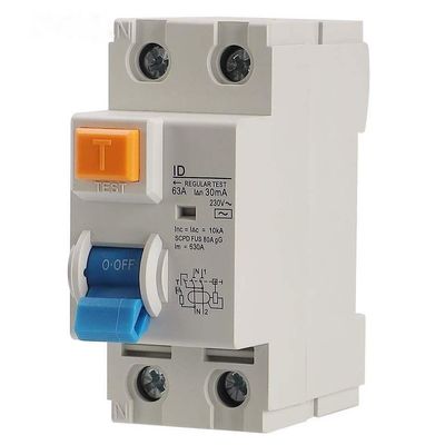 RCCB ELCB Wyłącznik różnicowoprądowy ID 2P Czerwona miedź 4P 25A 40A 63A Elektroniczny