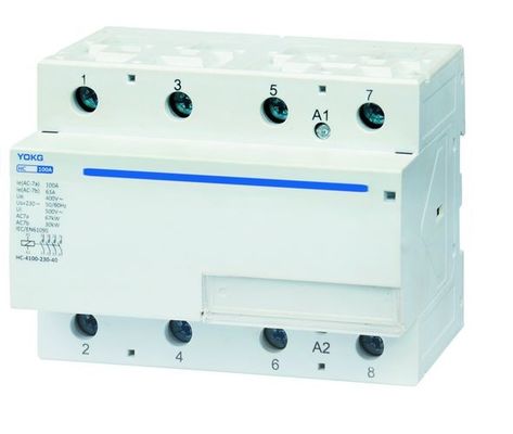 4 bieguny Kontaktor biegów stacjonarnych dla gospodarstw domowych dla temperatury otoczenia -25°C-40°C i 50/60Hz