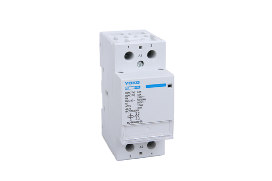 NO NC AC 4P 25A Domostwo 380V Din Rail Modular Contactor 220V/230V 50/60Hz